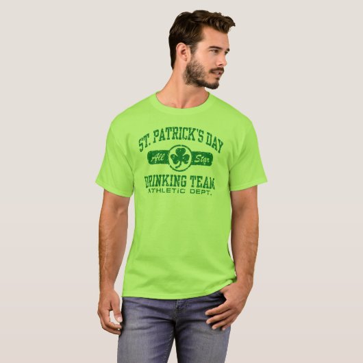 St. Patrick's Day Drinking Team T-Shirt (Vorne ganz)