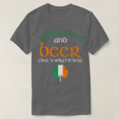 St Patricks Day Drinks Bier Funny Irish Potato T-Shirt (Design vorne)