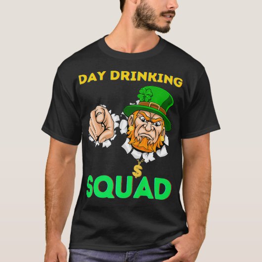St Patricks Day Drinks Bier Funny Vater Man Gold T-Shirt (Vorderseite)