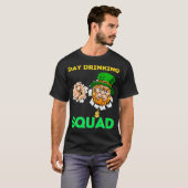 St Patricks Day Drinks Bier Funny Vater Man Gold T-Shirt (Vorne ganz)