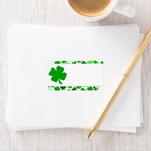 St. Patrick's Day Drucken Sie Ihr eigenes Mailing- Adressaufkleber (Insitu)