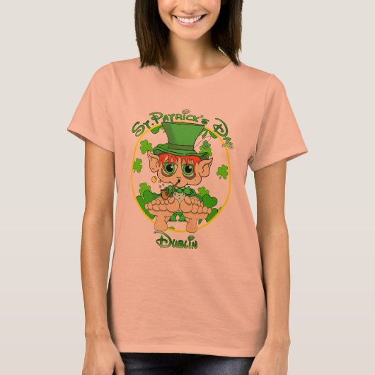 St Patrick's Day Dublin T-Shirt (Vorderseite)