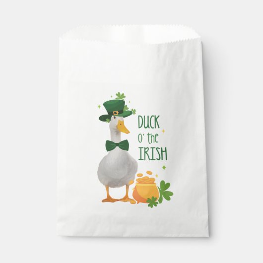 St Patricks Day Duck o' the Irish Geschenktütchen (Vorderseite)