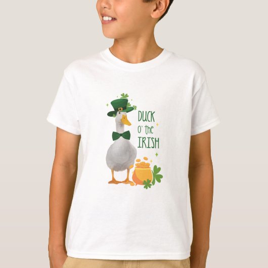 St Patricks Day Duck o' the Irish T-Shirt (Vorderseite)