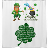 St. Patricks Day Duschvorhang (Vorderseite)