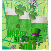 St. Patricks Day Duschvorhang (Vorderseite)