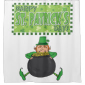 St. Patricks Day Duschvorhang (Vorderseite)