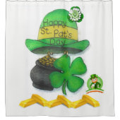 St. Patricks Day Duschvorhang (Vorderseite)
