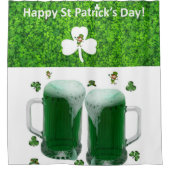 St. Patricks Day Duschvorhang Bier (Vorderseite)