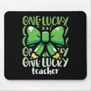 St Patricks Day Ein Glücklicher Lehrer Bogen Saint Mousepad