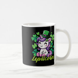 St Patricks Day Einhorn Lepricorn Saint Pattys Mäd Kaffeetasse