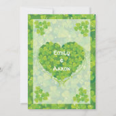 St. Patrick's Day Einladung (Rückseite)