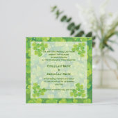 St. Patrick's Day Einladung (Stehend Vorderseite)