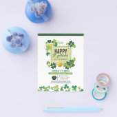 St. Patricks Day Einladung Flyer (Einzeln)