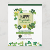 St. Patricks Day Einladung Flyer (Vorne)