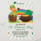 St Patrick's Day Einladung Flyer (Vorne)