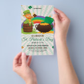 St Patrick's Day Einladung Flyer (Handgriff)