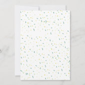 St Patrick's Day Einladung Kleeblatt (Rückseite)