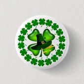 St. Patrick's Day Einzigartiges Geschenk Button (Vorderseite)