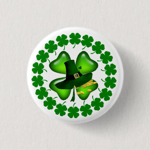 St. Patrick's Day Einzigartiges Geschenk Button