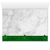 St. Patrick's Day Emerald Heart (Innenansicht Horizontal (Unten))