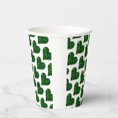 St. Patrick's Day Emerald Heart Pappbecher (Rechts)