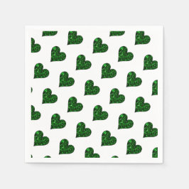 St. Patrick's Day Emerald Heart Serviette