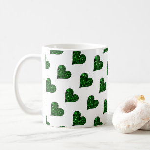 St. Patrick's Day Emerald Heart Tasse