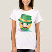 St Patrick's Day Emoji T-Shirt (Vorderseite)