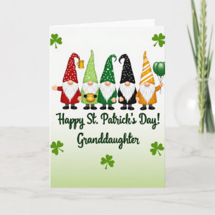 St. Patricks Day Enkelin Karte