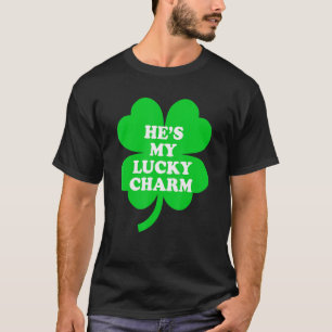 St Patricks Day Er ist mein Glücksbringer Funny Fu T-Shirt