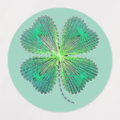 St. Patrick's Day Etiketten (Design 2)