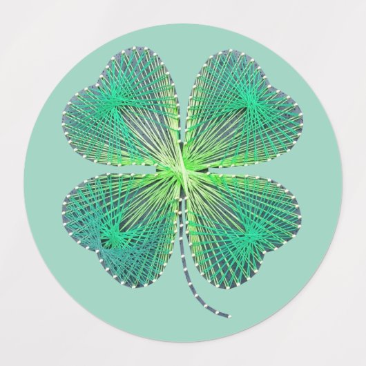 St. Patrick's Day Etiketten (Design 2)