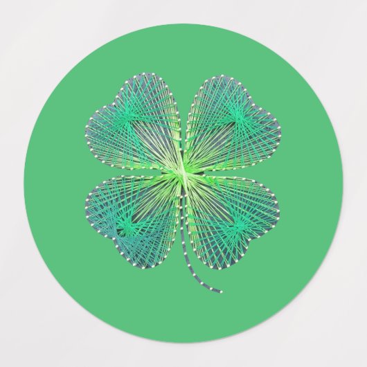 St. Patrick's Day Etiketten (Design 1)