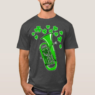 St Patricks Day Euphonium Lehrer Euphoniumist Bra T-Shirt