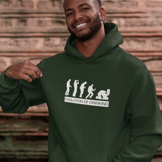 St. Patrick's Day Evolution des Trinkens Hoodie
