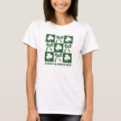 St. Patrick's Day Fabulous, Lucky, Bow T-Shirt (Vorderseite)