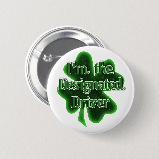 St. Patrick's Day Fahrdienstleiter Button (Vorne & Hinten)