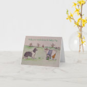 St. Patrick's Day Falted Grußkarte Karte (Gelbe Blume)