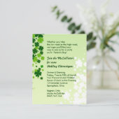 St. Patrick's Day Family Holiday Party Shenanigans Einladung (Stehend Vorderseite)