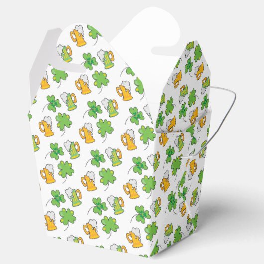 St. Patrick's Day Favor Box Geschenkschachtel (Geöffnet)
