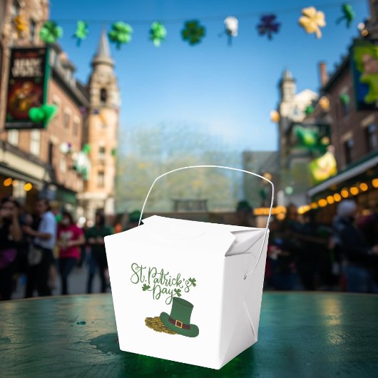 St. Patrick's Day Favor Box Geschenkschachtel