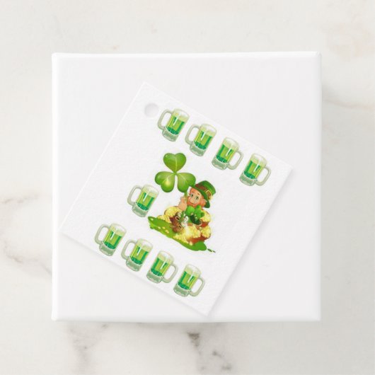 St. Patrick's Day Favor Tag Geschenkanhänger (Beispiel)