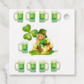 St. Patrick's Day Favor Tag Geschenkanhänger (Rückseite)