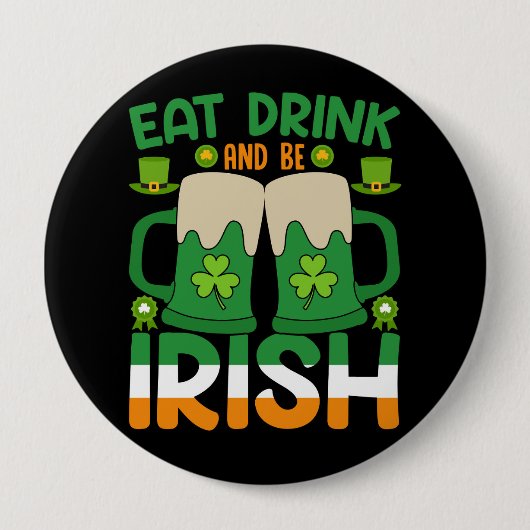 St. Patrick's Day-Feier Button (Vorderseite)
