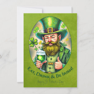 St. Patrick's Day-Feier - ein Toast auf das Glück