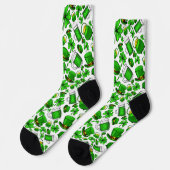 St. Patrick's Day-Feier Socken (Linkes Detail)