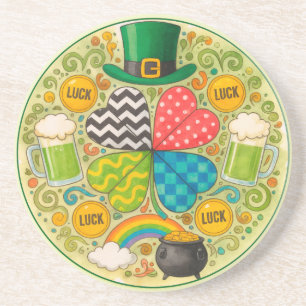 St. Patrick's Day feiern Getränkeuntersetzer