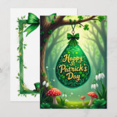 St. Patrick's Day Feiertagskarte (Vorne/Hinten)