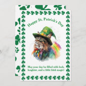 St. Patrick's Day Feiertagskarte (Vorne/Hinten)